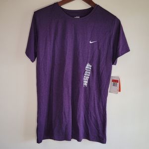Nike Dri-Fit Purple Tee Sz L NWT